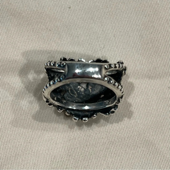 James Avery Retired Flower Mound Dome Ring .925 Sterling Silver Size 5 - Picture 9 of 15
